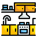 Kitchen Remodeling Icon
